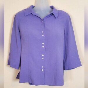 Stylish CJ Banks Button Down Shirt 1X